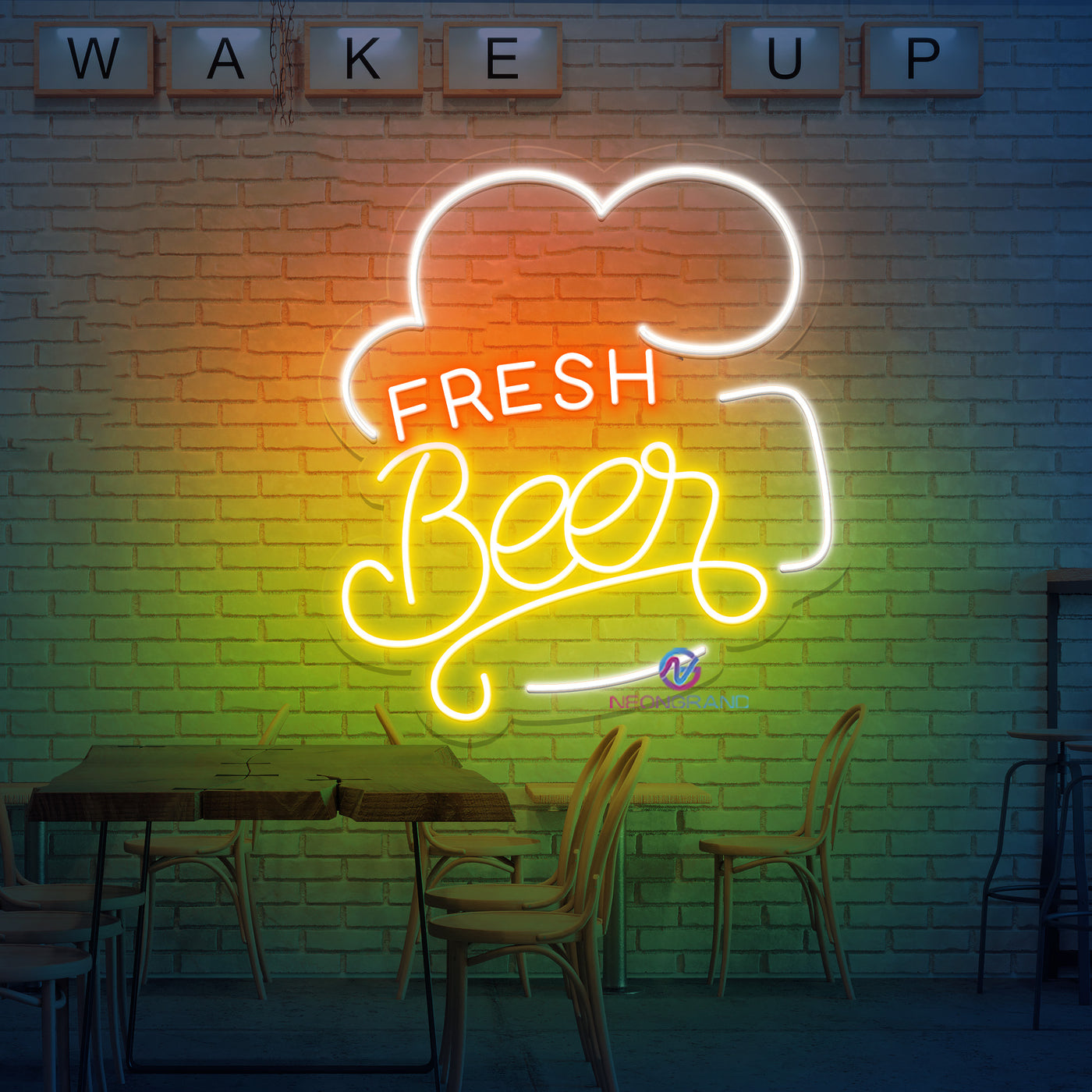 Fresh Beer Neon Sign Led Light Beer Neon Sign