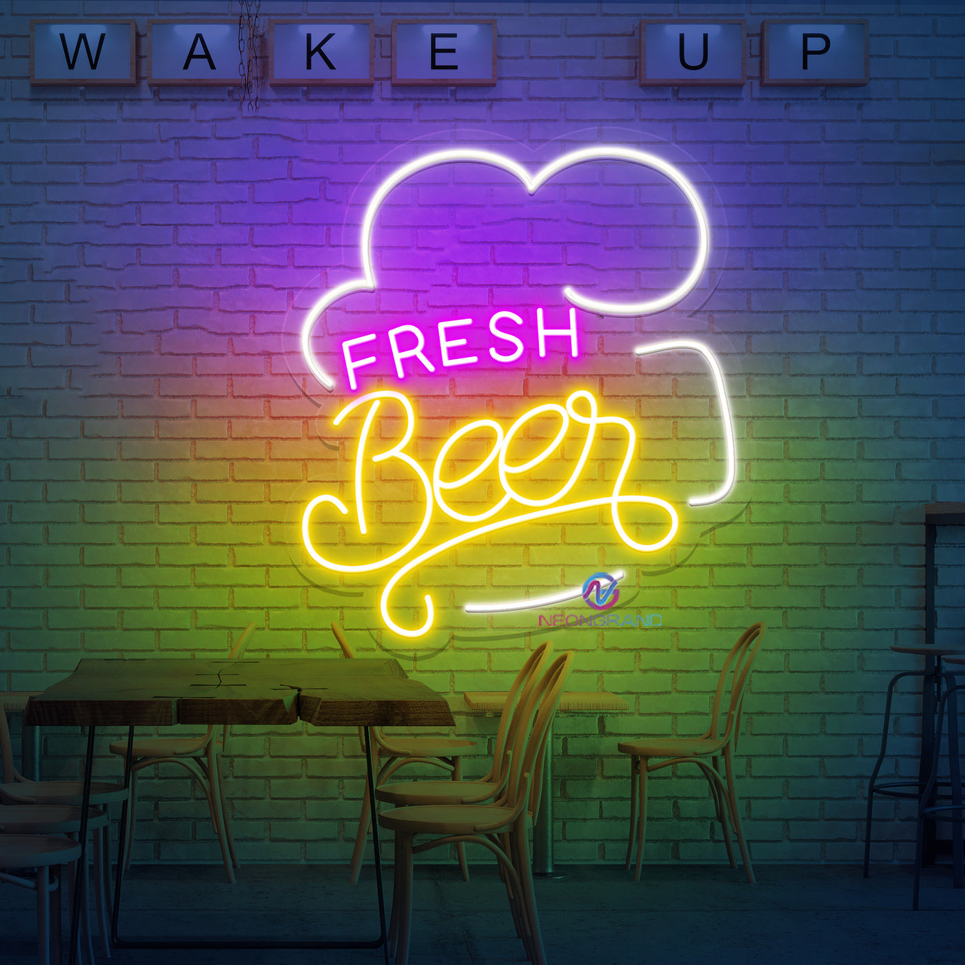 Fresh Beer Neon Sign Led Light Beer Neon Sign