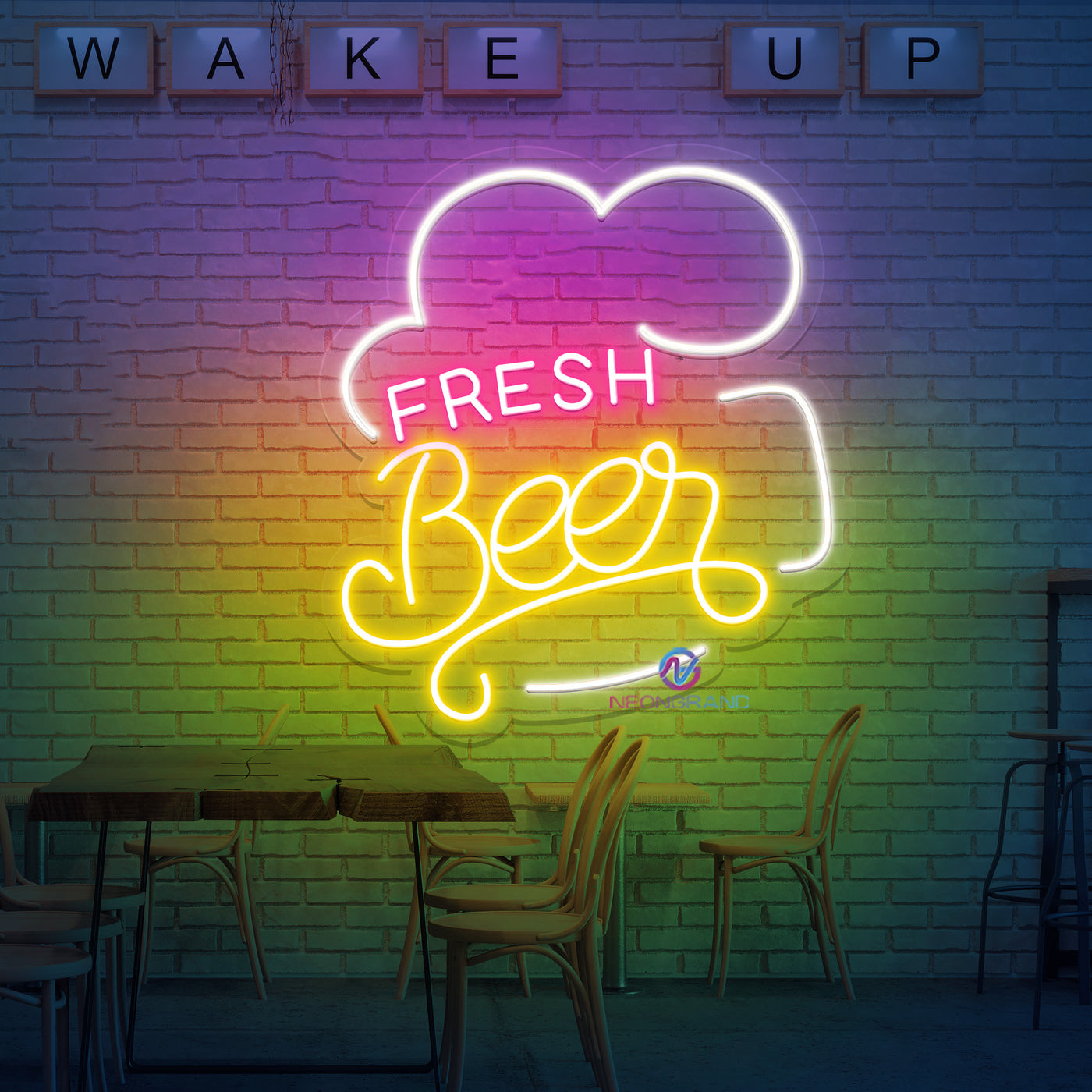 Fresh Beer Neon Sign Led Light Beer Neon Sign