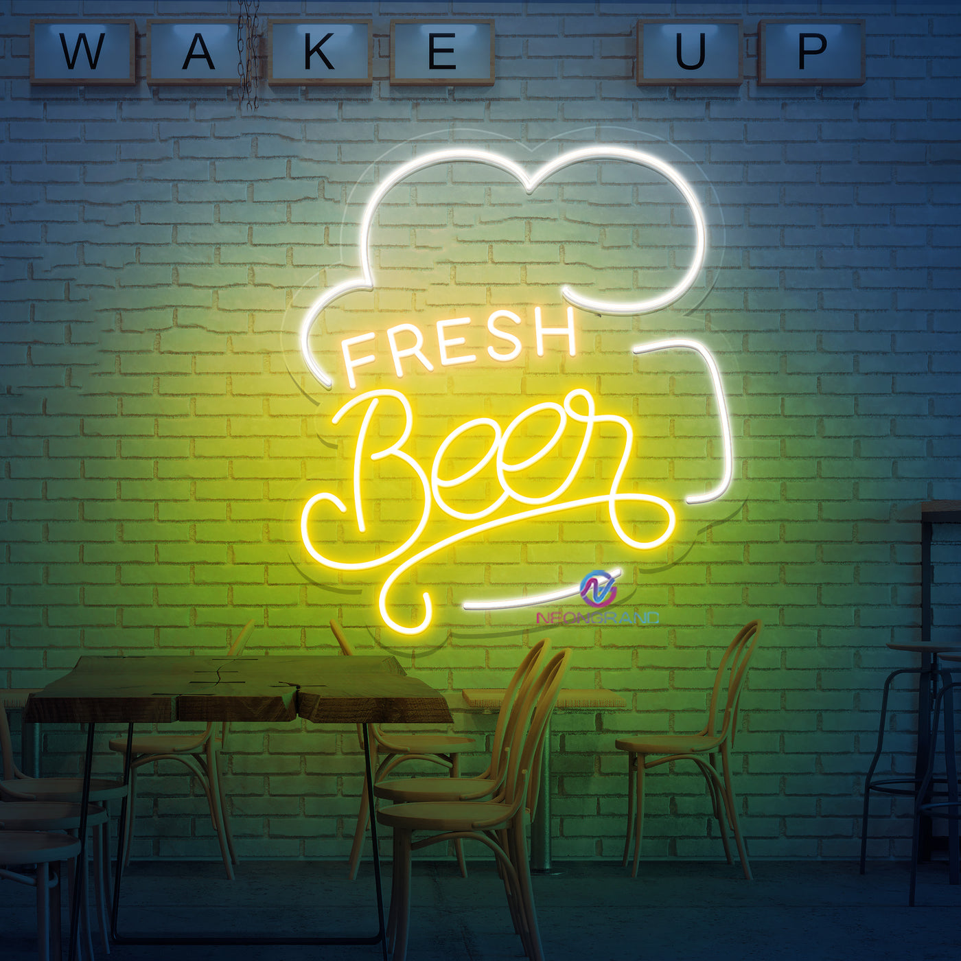 Fresh Beer Neon Sign Led Light Beer Neon Sign