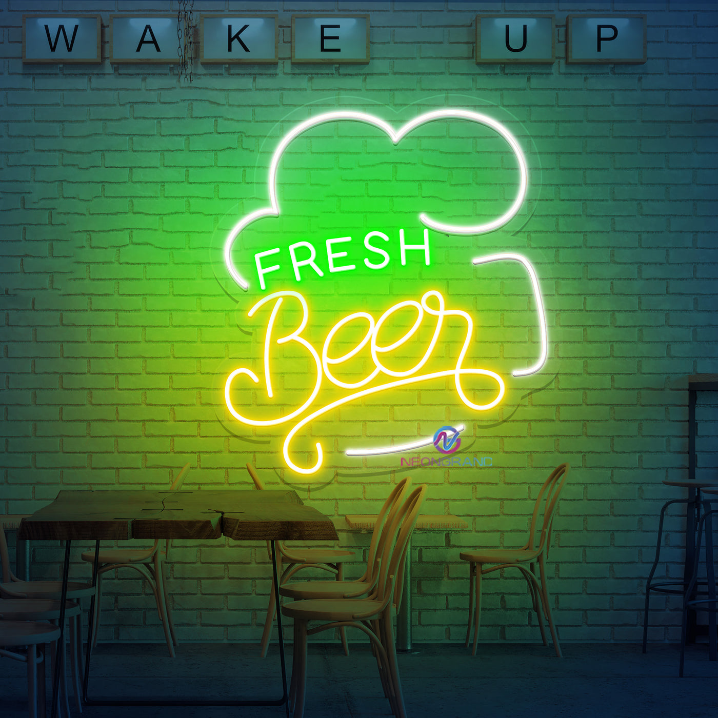 Fresh Beer Neon Sign Led Light Beer Neon Sign