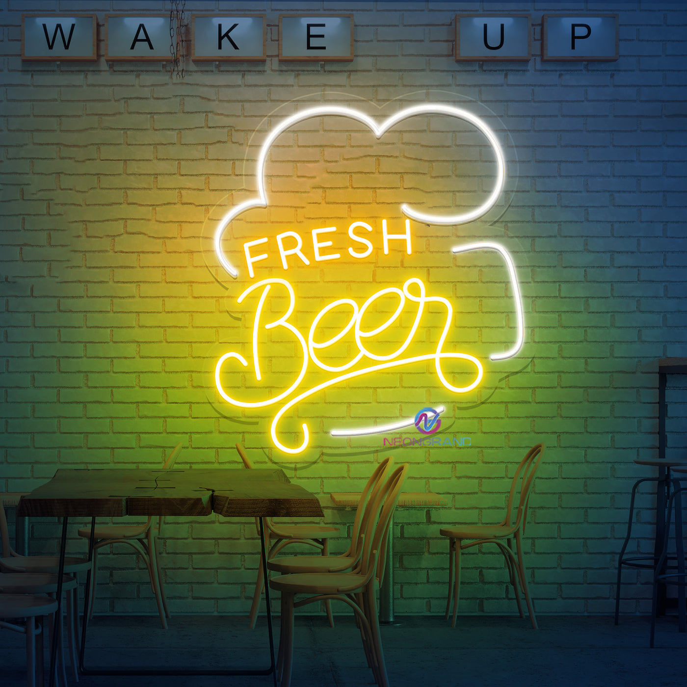 Fresh Beer Neon Sign Led Light Beer Neon Sign