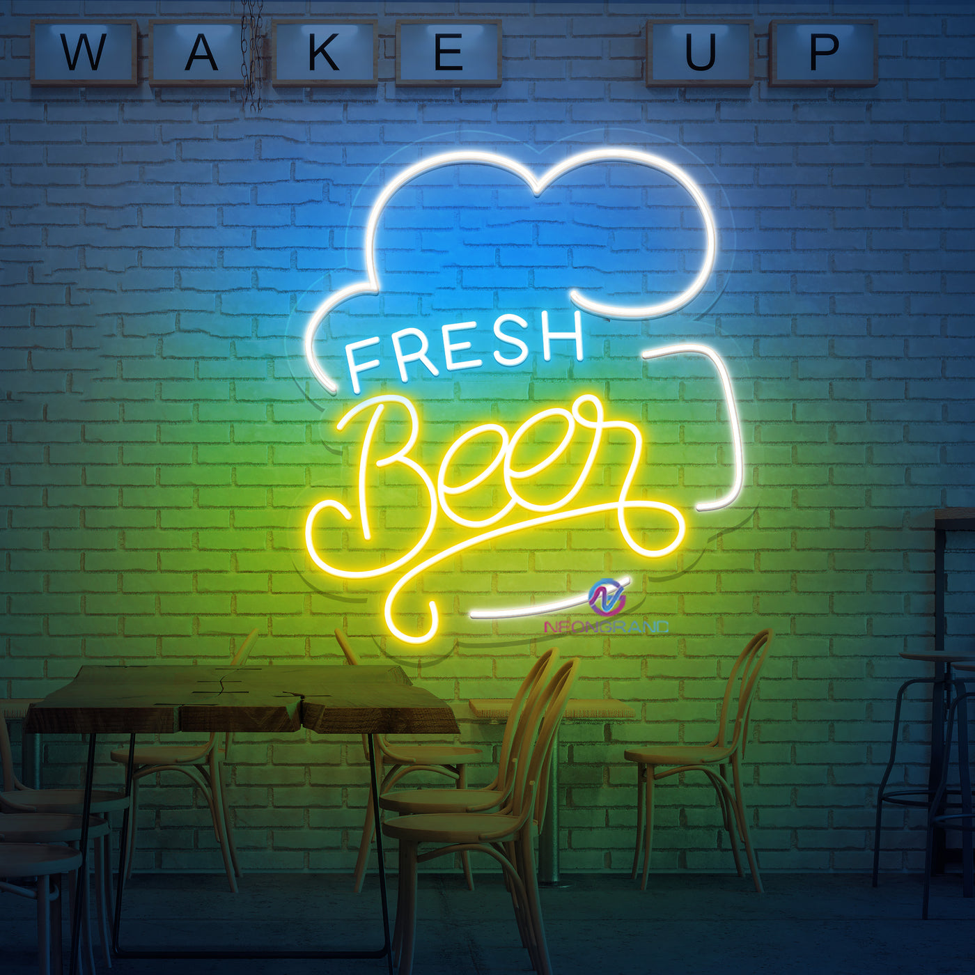 Fresh Beer Neon Sign Led Light Beer Neon Sign