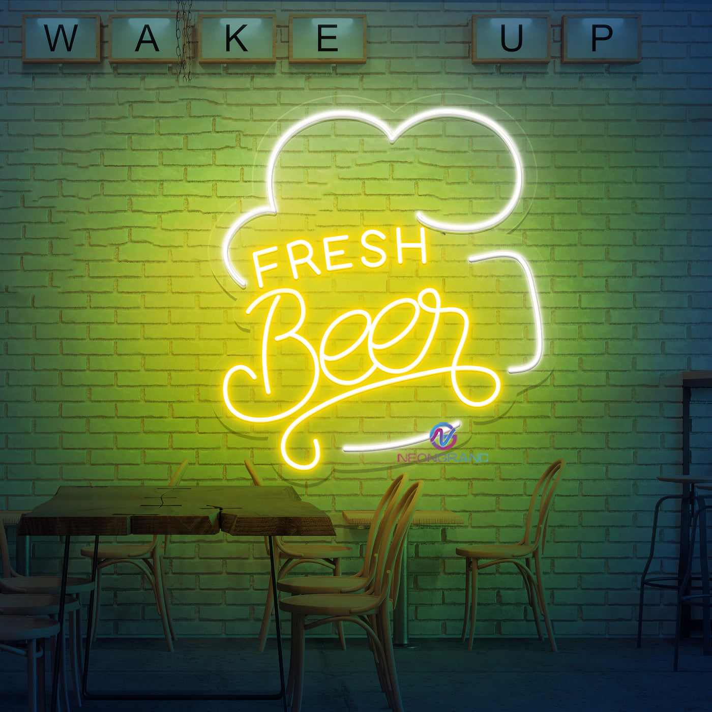 Fresh Beer Neon Sign Led Light Beer Neon Sign