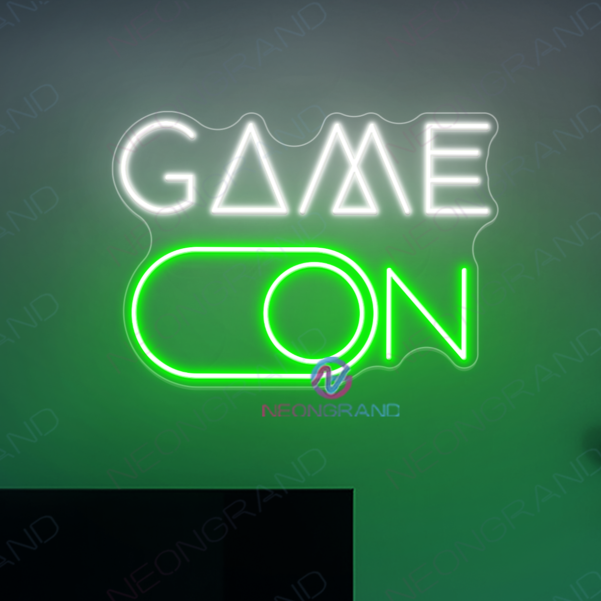 Game On Neon Sign Gaming Room LED Light