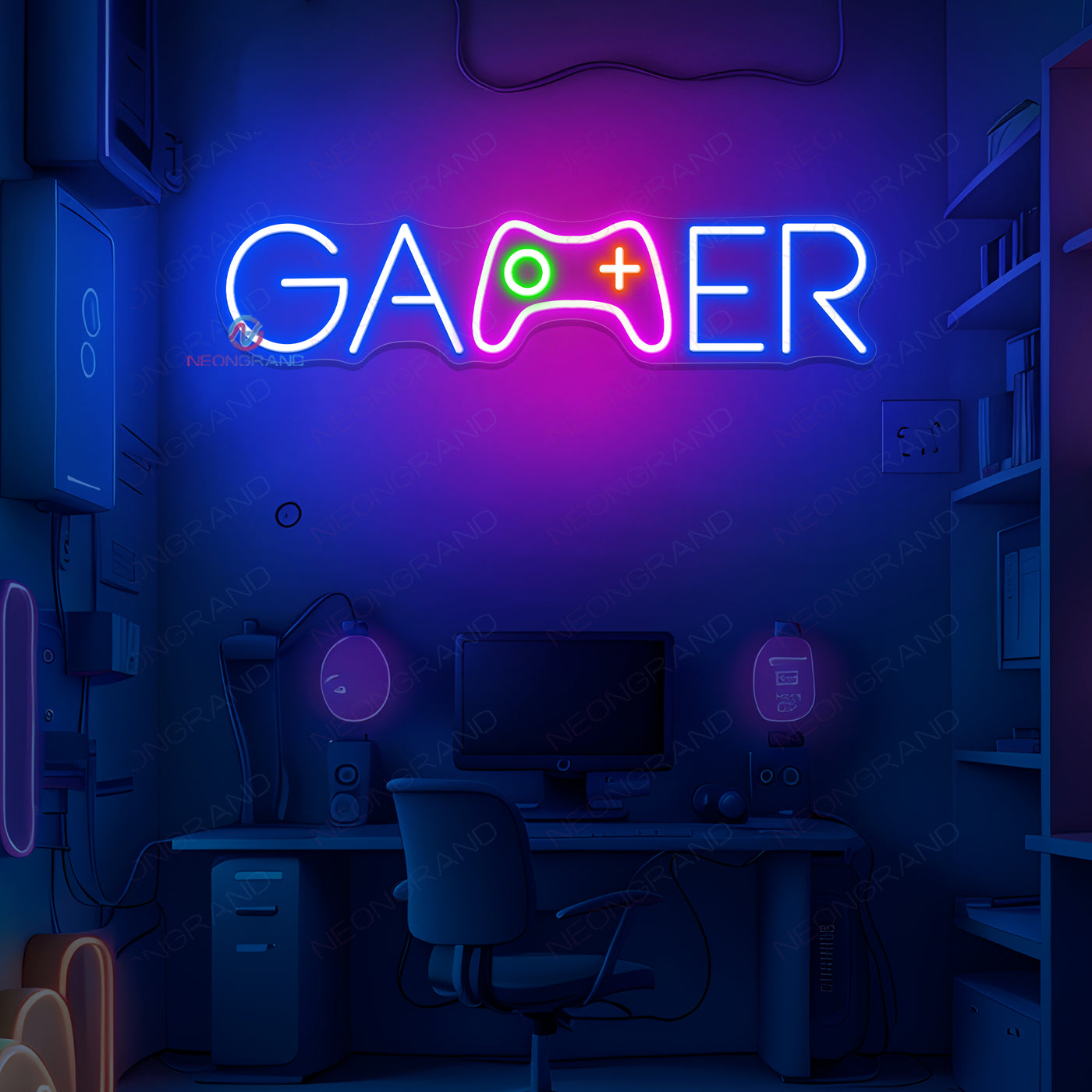 Gamer Neon Sign Gaming Room Led Light