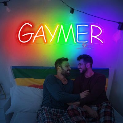 Gay Neon Sign Gaymer Game Led Light