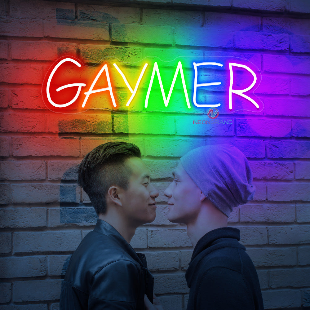 Gay Neon Sign Gaymer Game Led Light