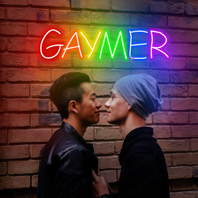 Gay Neon Sign Gaymer Game Led Light