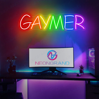 Gay Neon Sign Gaymer Game Led Light