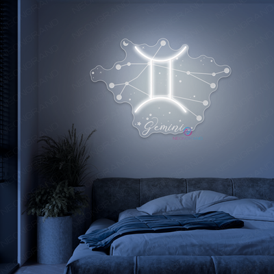 Gemini Neon Sign Zodiac Inspirational LED Light
