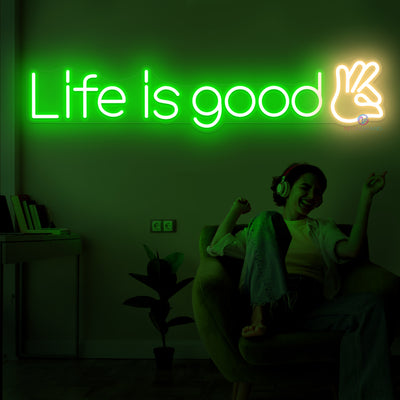 Life Is Good Neon Sign Cool Led Light