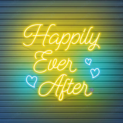 Happily Ever After Neon Sign Word Led Light