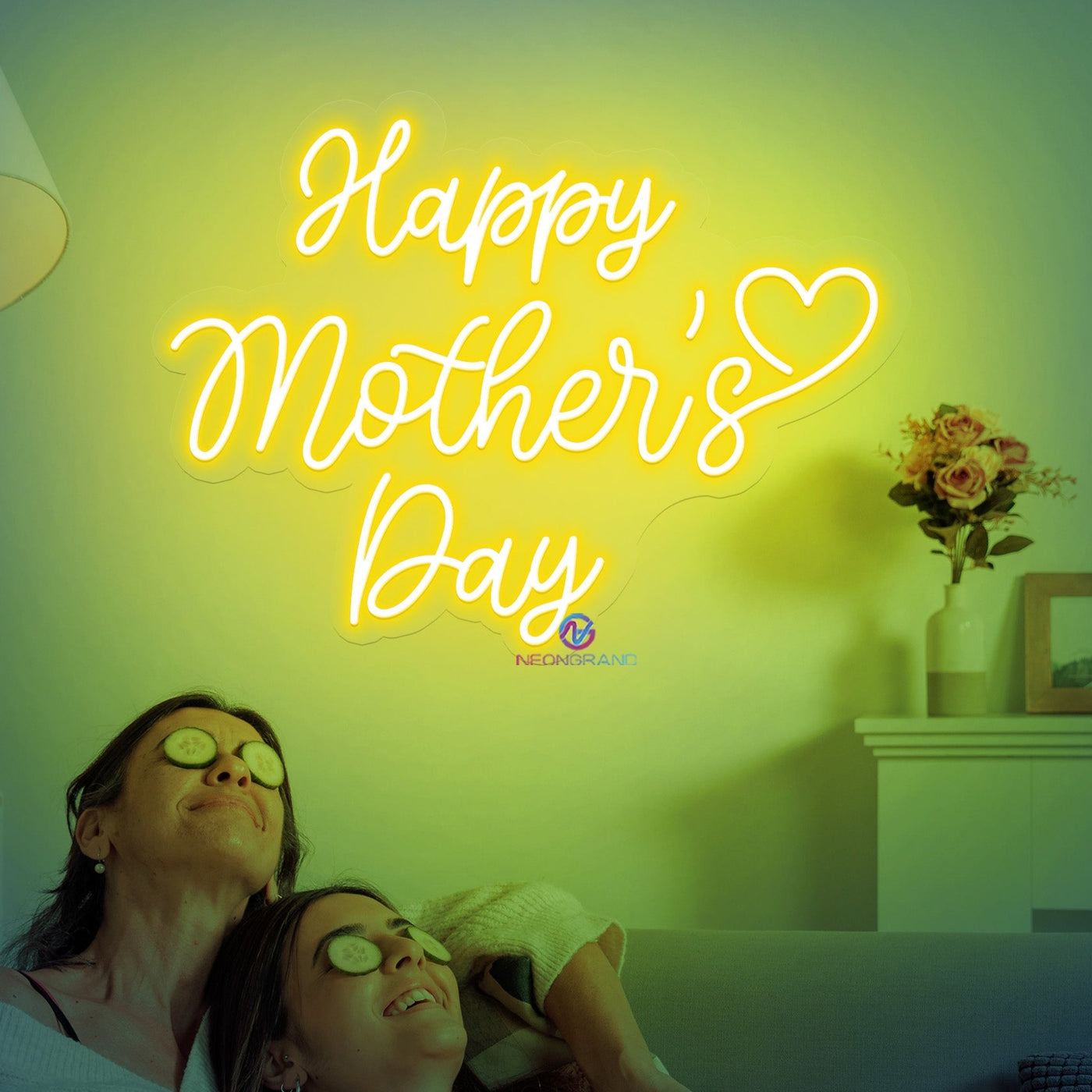 Happy Mother's Day Neon Sign Mom Led Light