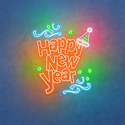 Happy New Year Neon Sign Led Light