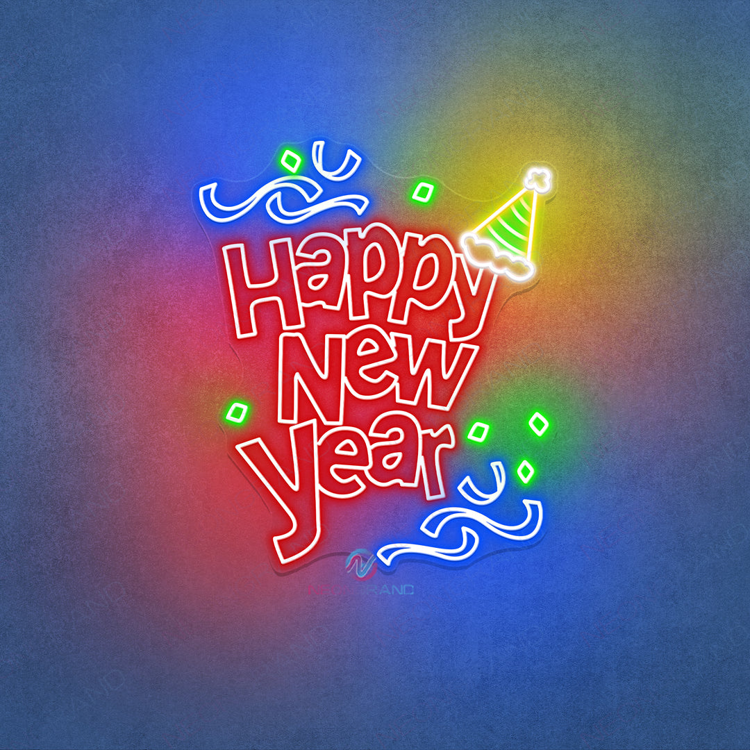 Happy New Year Neon Sign Led Light - NeonGrand