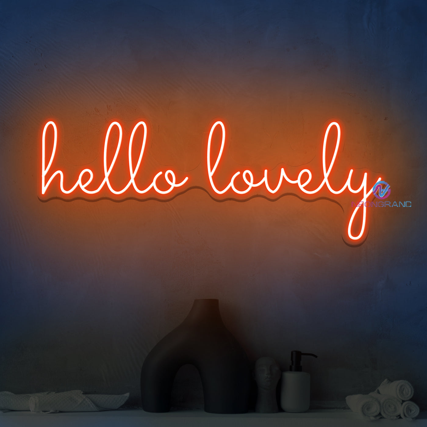 Hello Lovely Neon Sign Led Word Lights