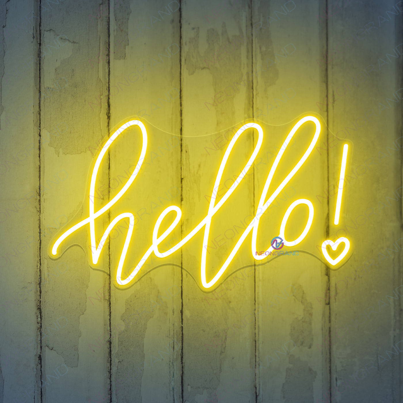 Hello Neon Sign Led Word Light - NeonGrand