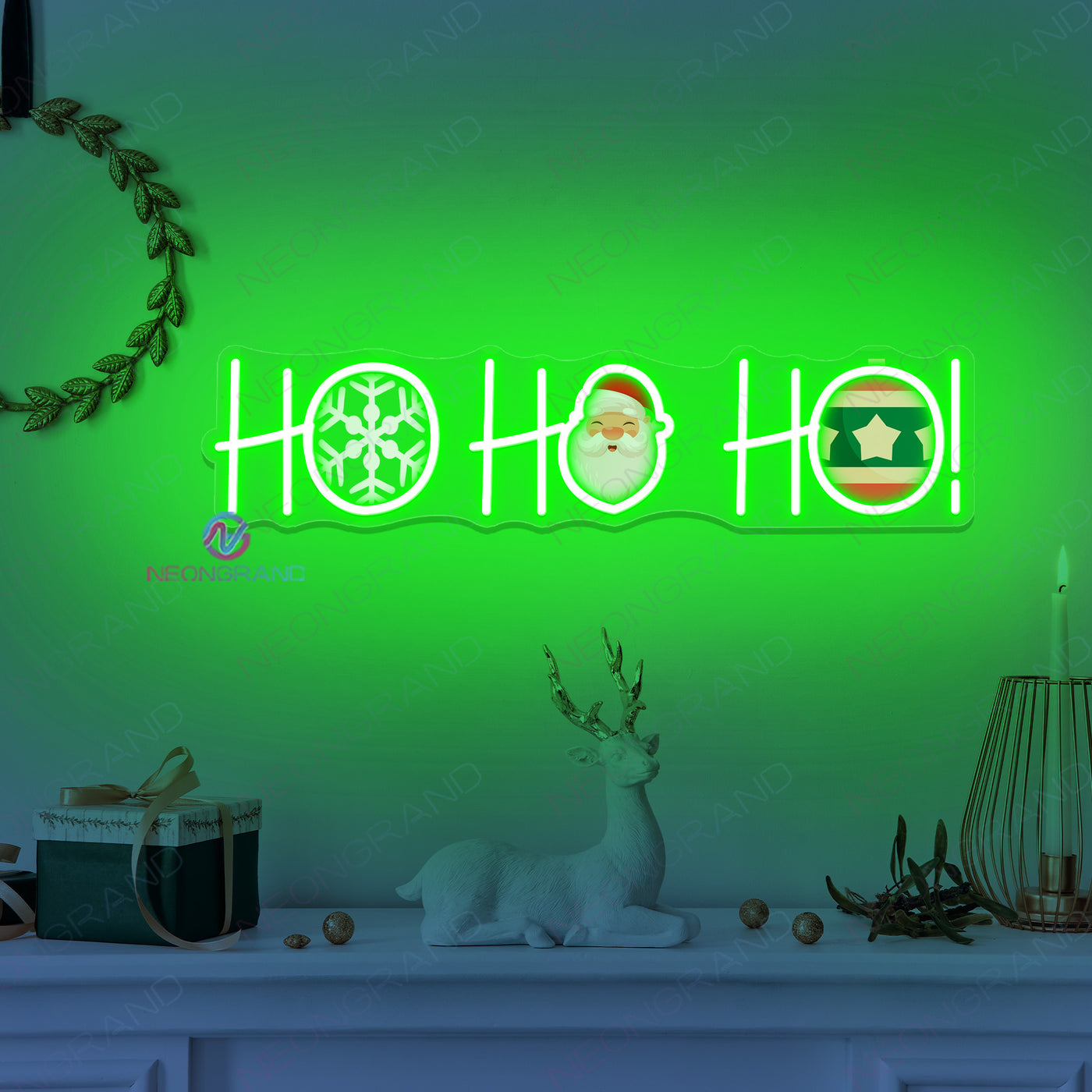 Ho Ho Ho Neon Sign Christmas Led Light Up