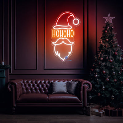 Ho Ho Ho Neon Sign Santa Claus LED Light For Christmas