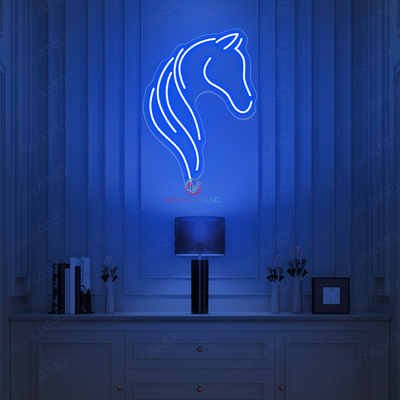 Horse Neon Sign Cool LED Light For Room