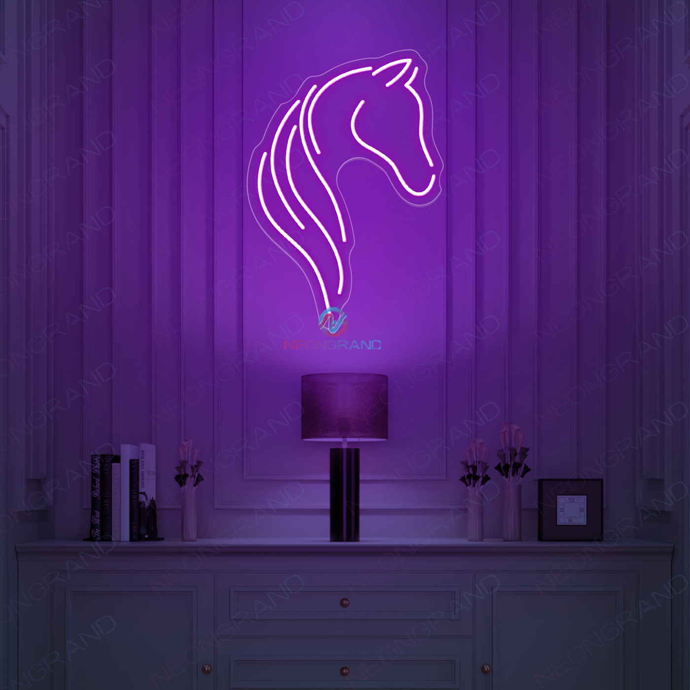 Horse Neon Sign Cool LED Light For Room