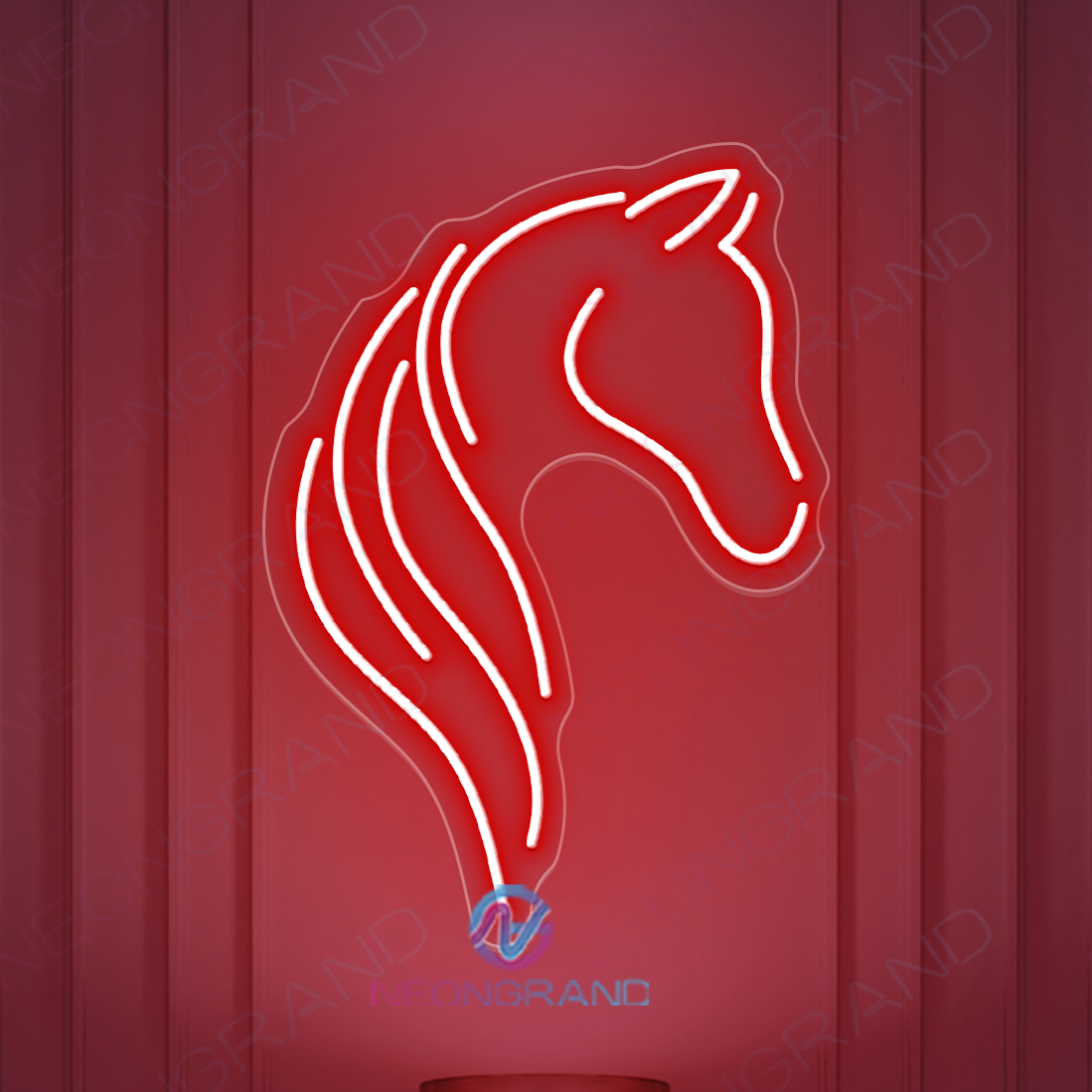 Horse Neon Sign Cool LED Light For Room