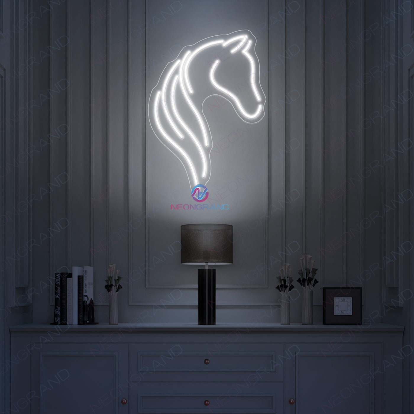 Horse Neon Sign Cool LED Light For Room