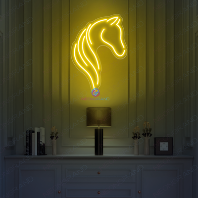 Horse Neon Sign Cool LED Light For Room