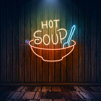 Hot Soup Neon Sign Restaurant Led Light