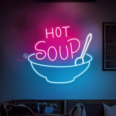 Hot Soup Neon Sign Restaurant Led Light