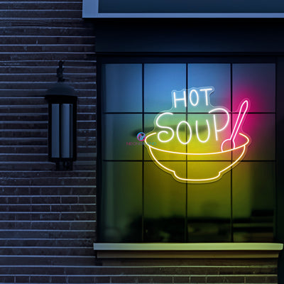 Hot Soup Neon Sign Restaurant Led Light