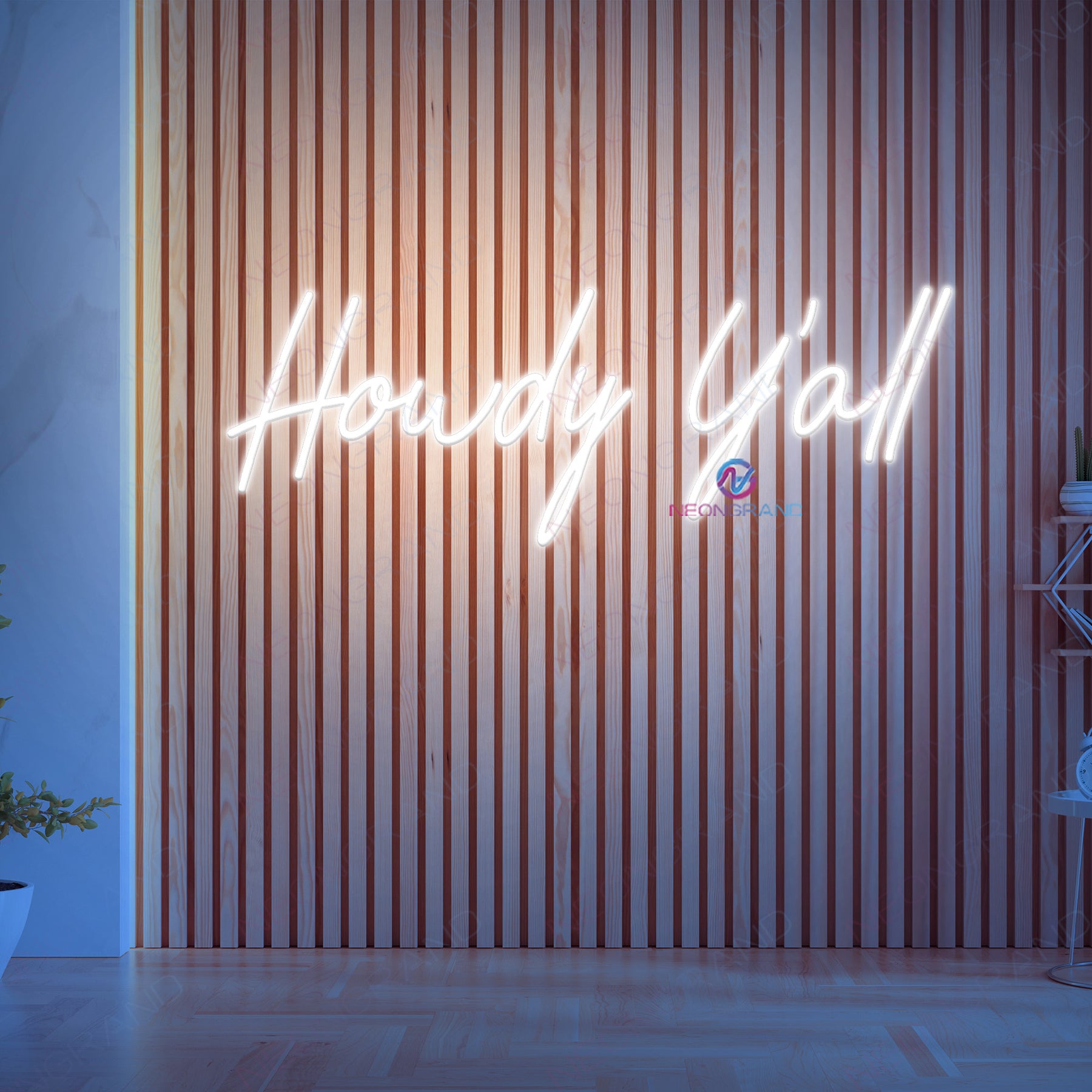 Howdy Neon Sign Led Howdy Light Up Sign - NeonGrand
