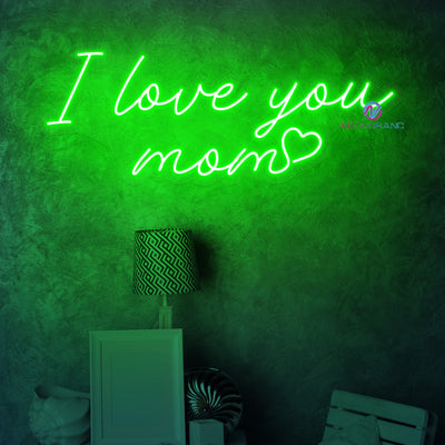 I Love You Mom Sign Mother's Day Mom Neon Sign Led Light