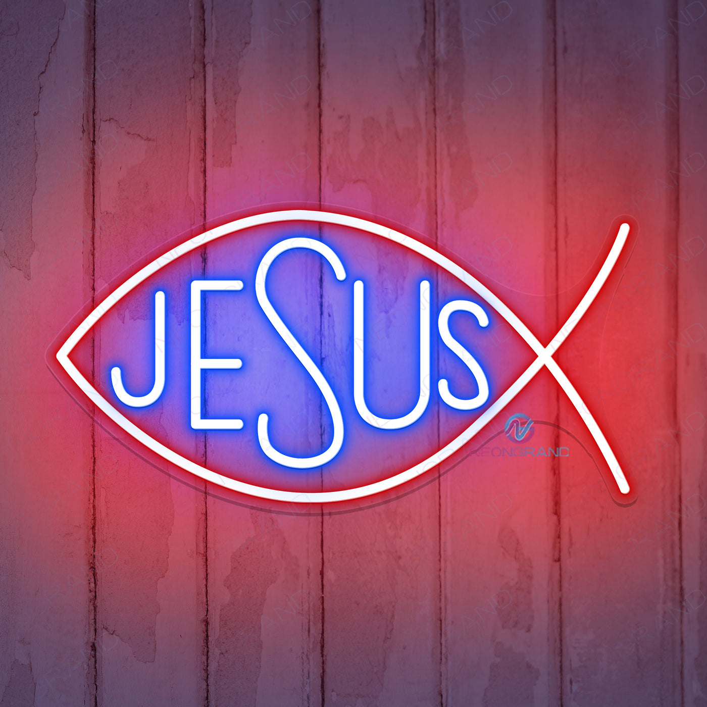 Jesus Fish Neon Sign Cool Neon Sign