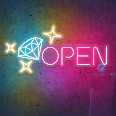 Jewelry Stores Open Neon Sign Business Led Light
