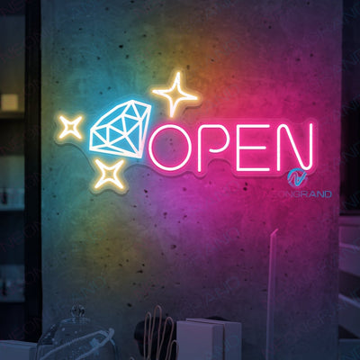 Jewelry Stores Open Neon Sign Business Led Light
