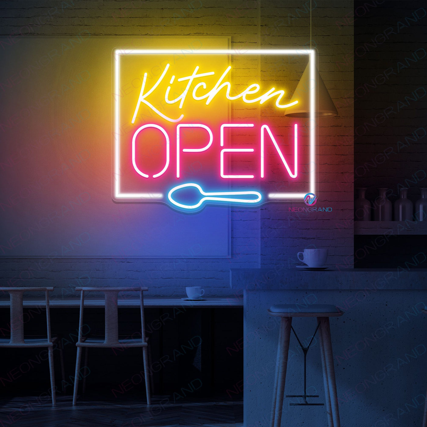 Kitchen Open Neon Sign Business Led Light - NeonGrand