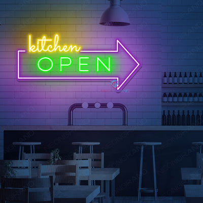 Kitchen Open Neon Sign Storefront Led Light