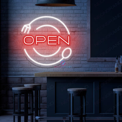 Kitchen Open Neon Sign Business Storefront Led Light