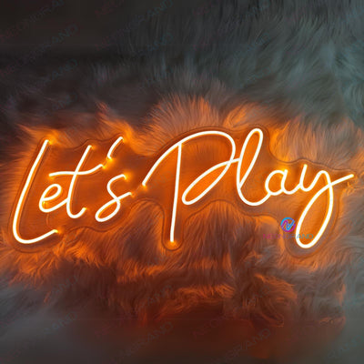 Lets Play Neon Sign Games Neon Sign Playroom Led Light
