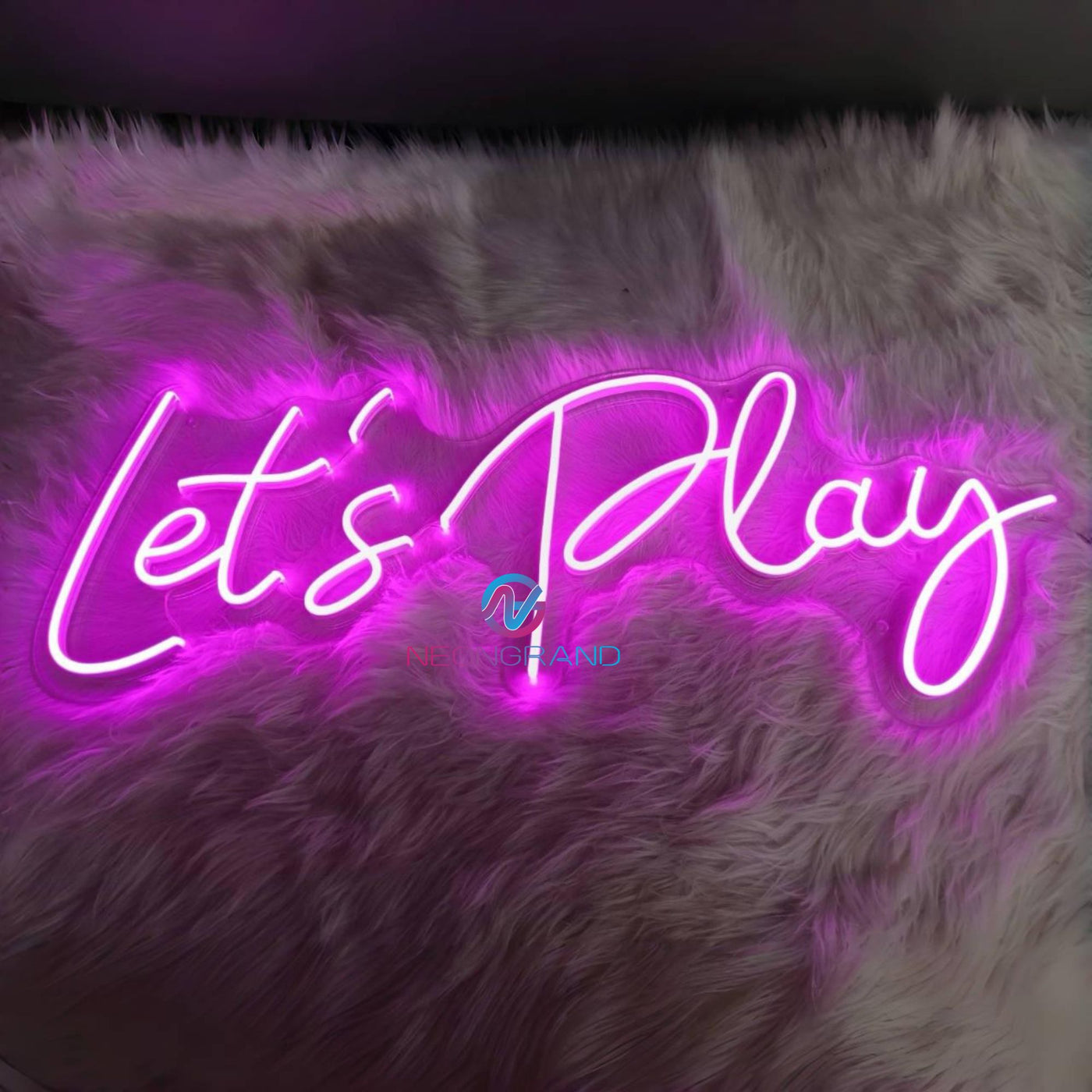 Lets Play Neon Sign Games Neon Sign Playroom Led Light