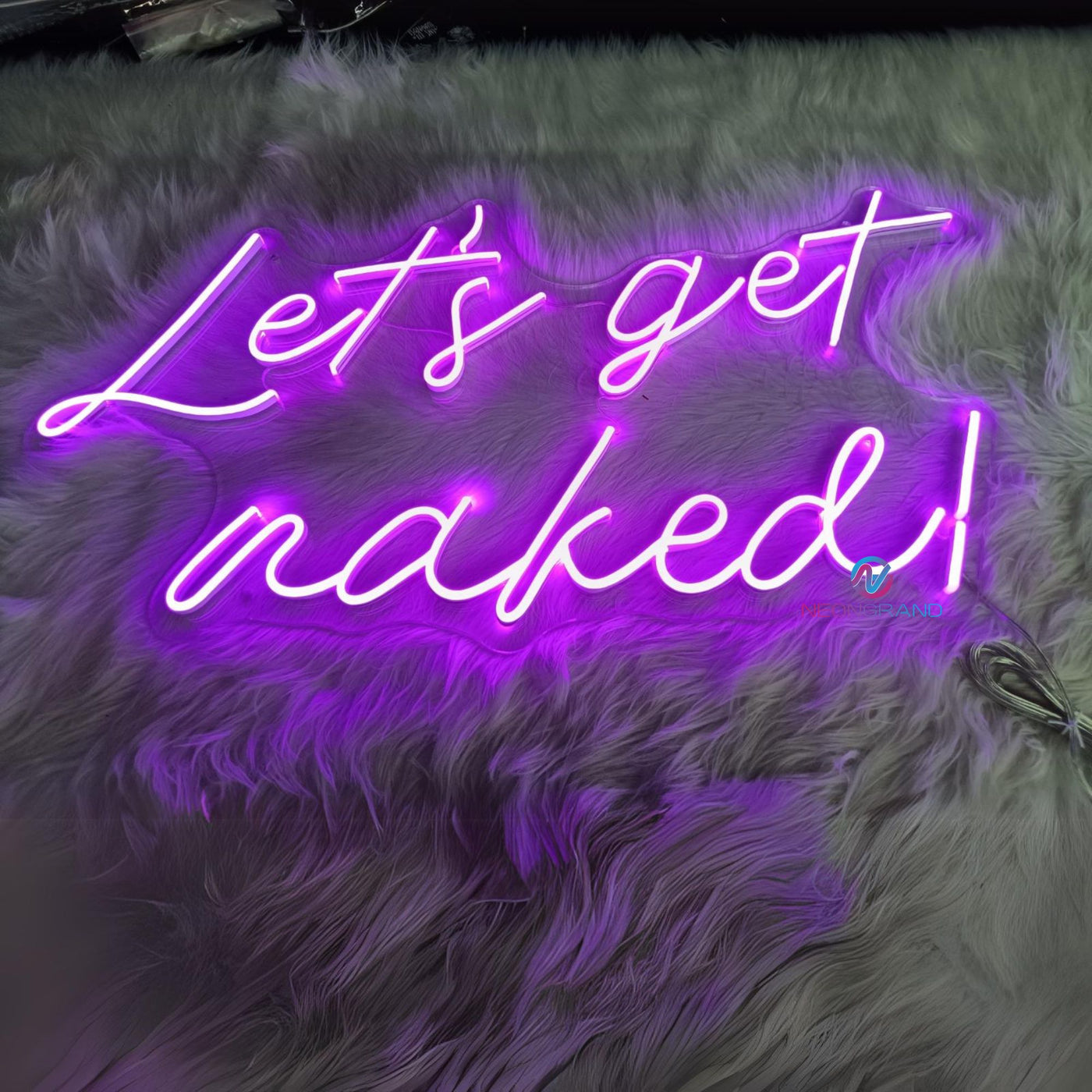 Let's Get Naked Neon Sign Sexy Led Light Man Cave Neon Sign