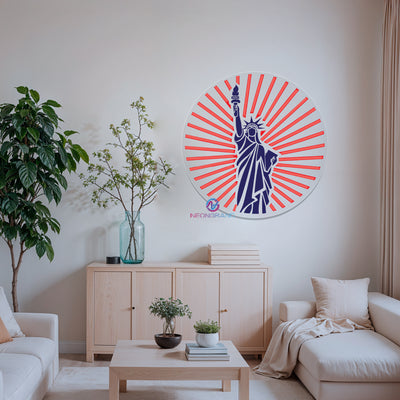 Liberty Neon Sign Inspirational UV Printing LED Light