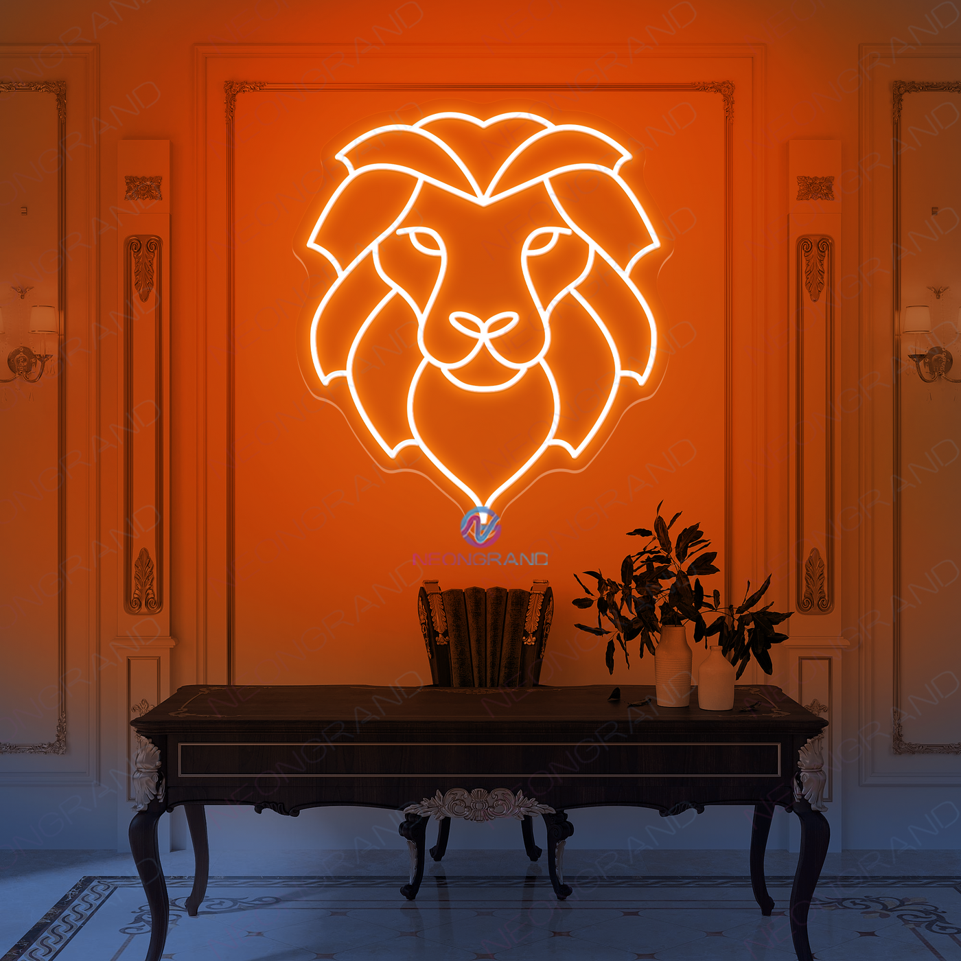 Lion Neon Sign Cool Led Light