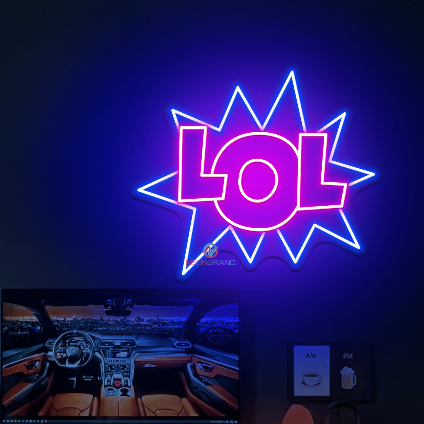 LOL Neon Sign Gaming Room Led Light