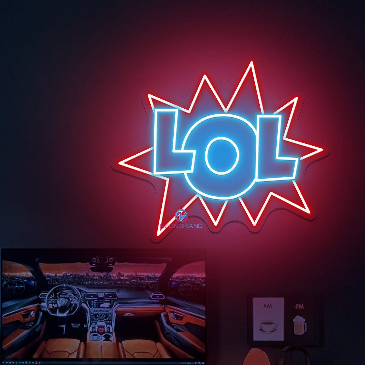 LOL Neon Sign Gaming Room Led Light