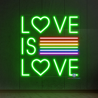 Love Is Love Neon Sign LGBTQ+ Led Light