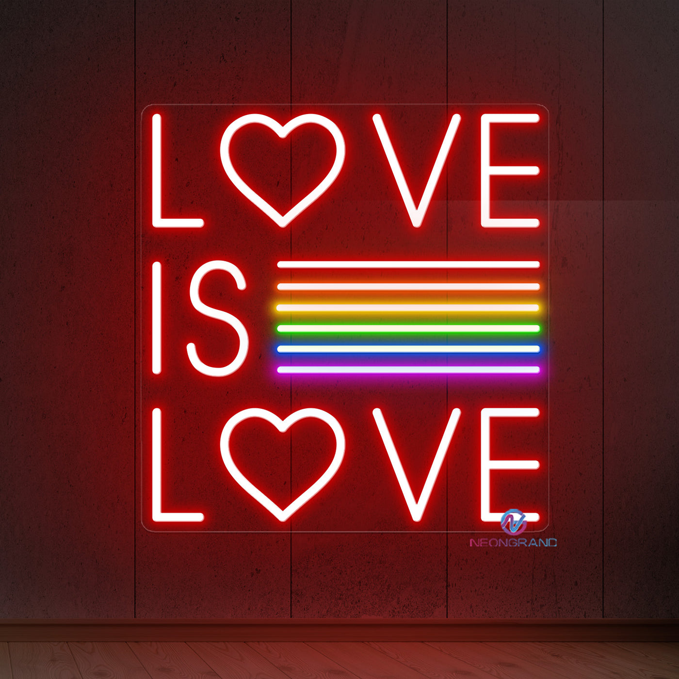 Love Is Love Neon Sign LGBTQ+ Led Light