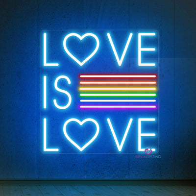 Love Is Love Neon Sign LGBTQ+ Led Light